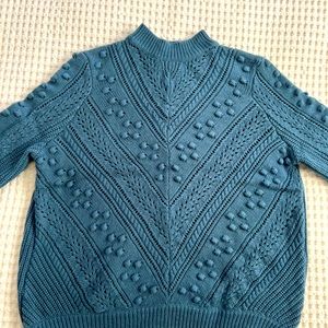 Sezane La Maille Vintage Blue Jumper